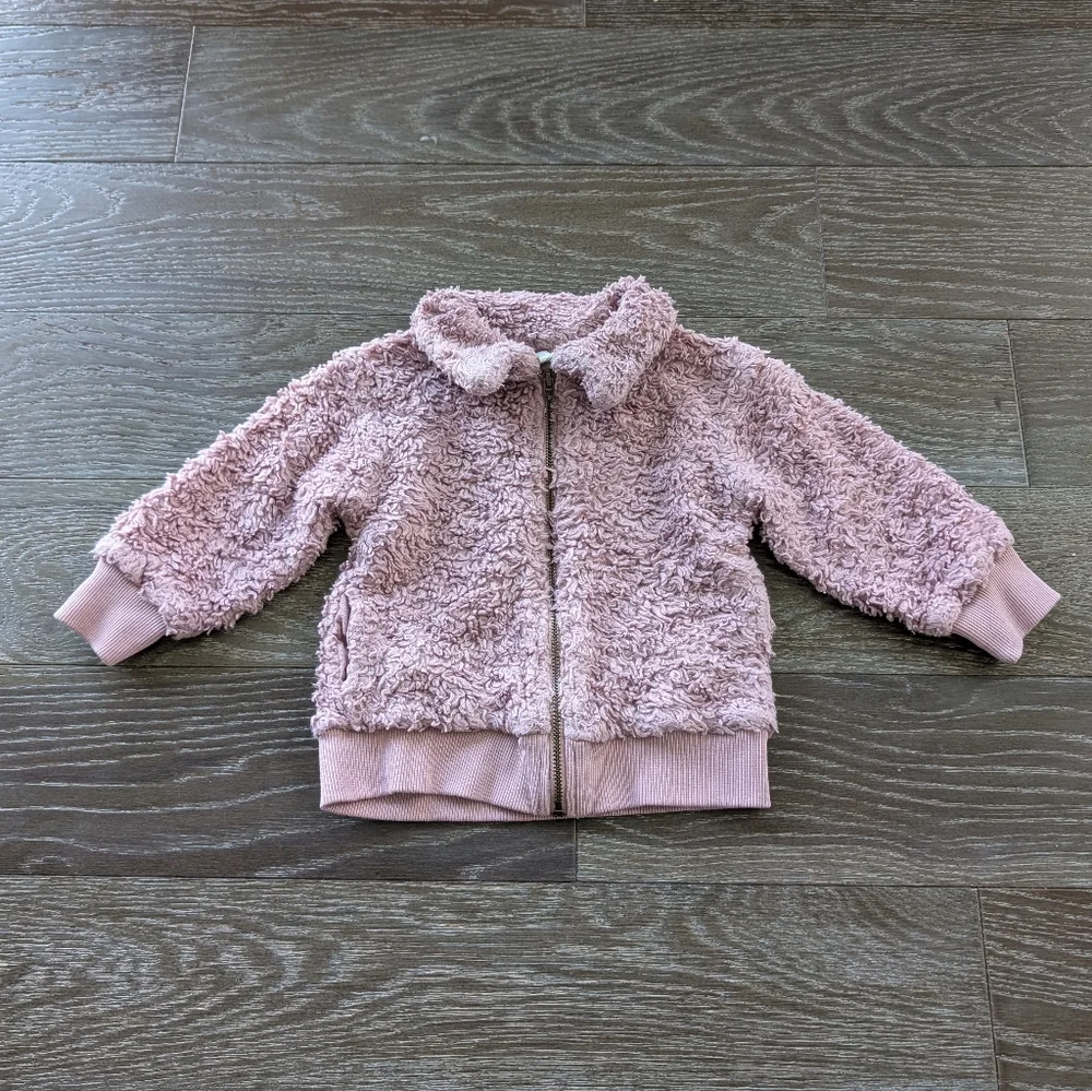 Kate Quinn Sherpa Bomber Jacket Size 12-18 Months